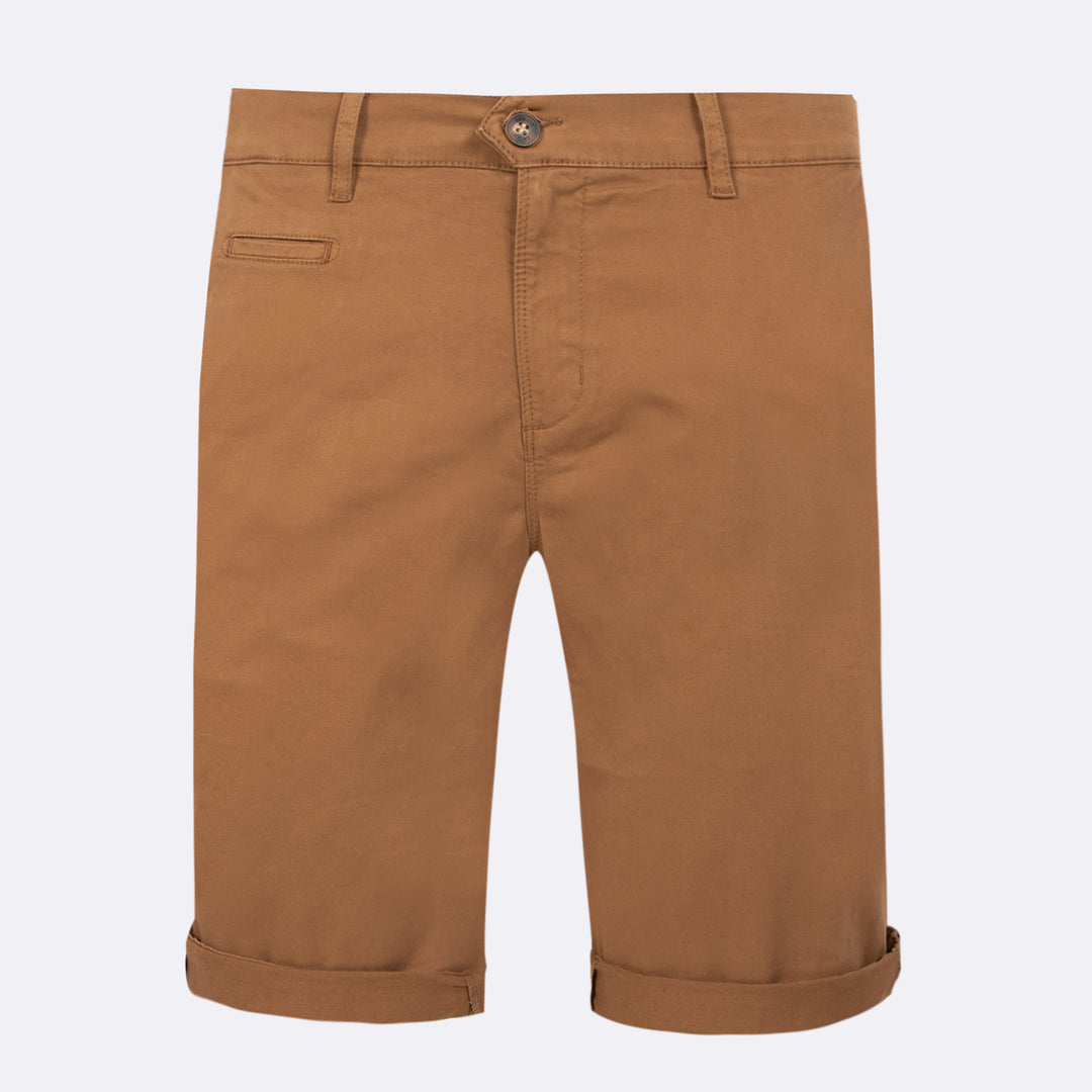 Saulieu Cotton Shorts | Terracotta
