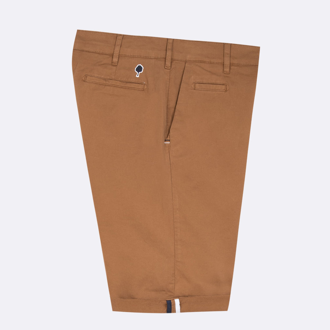 Saulieu Cotton Shorts | Terracotta